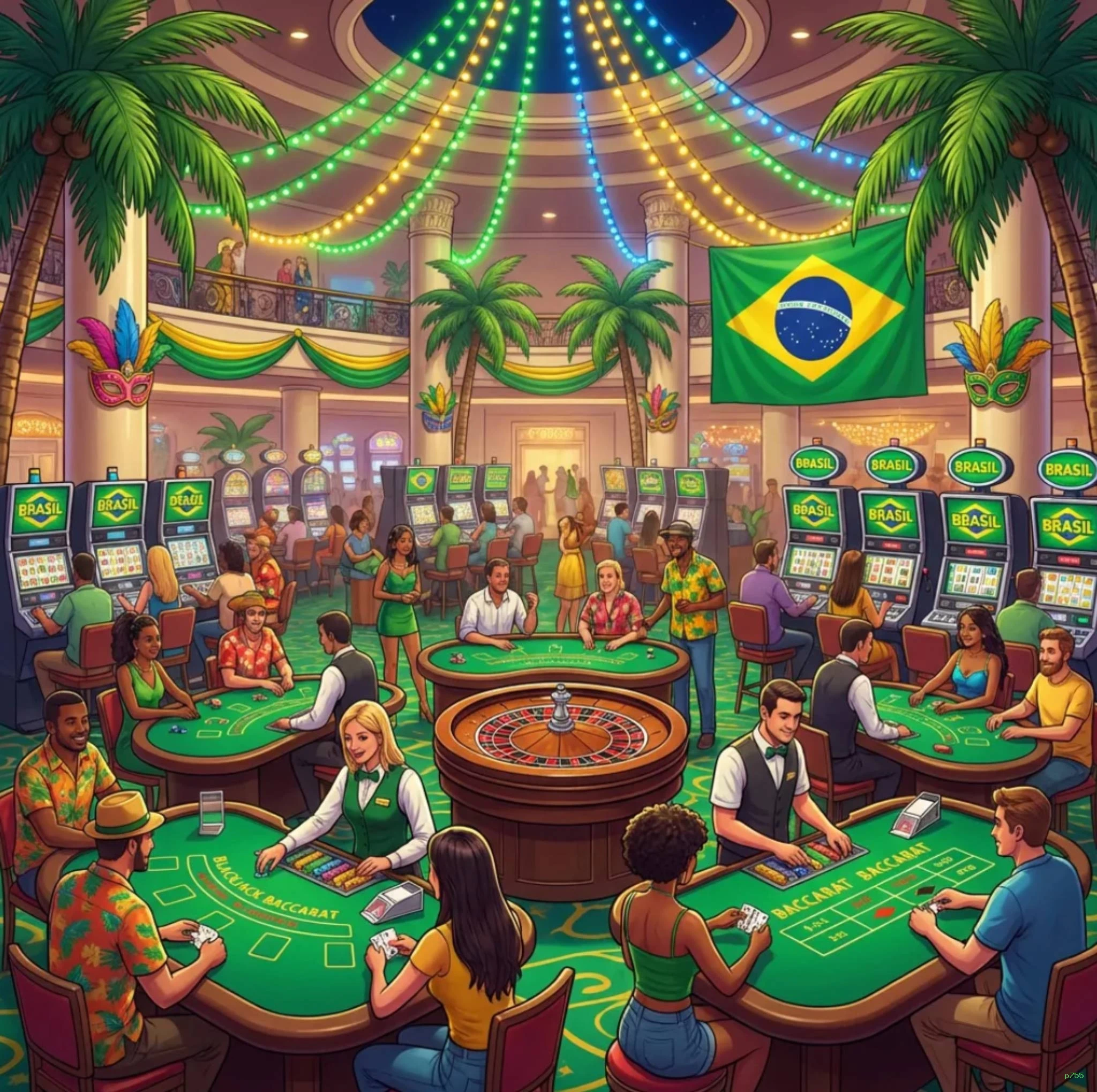 Opções de download da p755