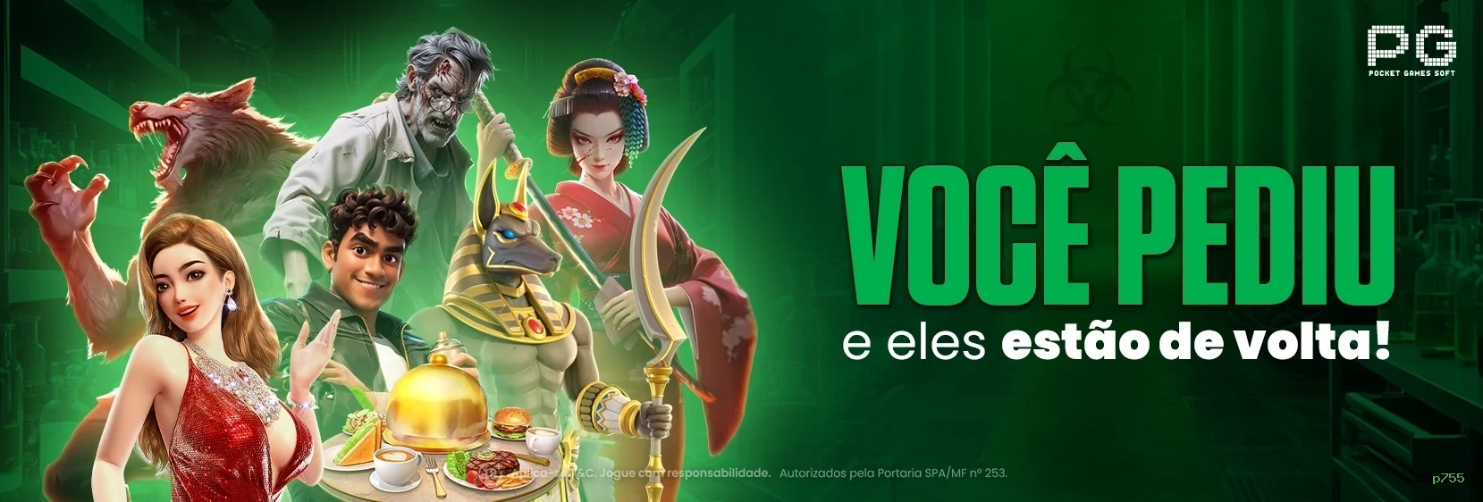 Imagem promocional das apostas esportivas da p755